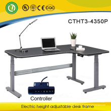 Halifax Proteção saudável em forma de L mesa elétrica ajustável em altura mesa de trabalho mesa de pé mesa de escritório executiva